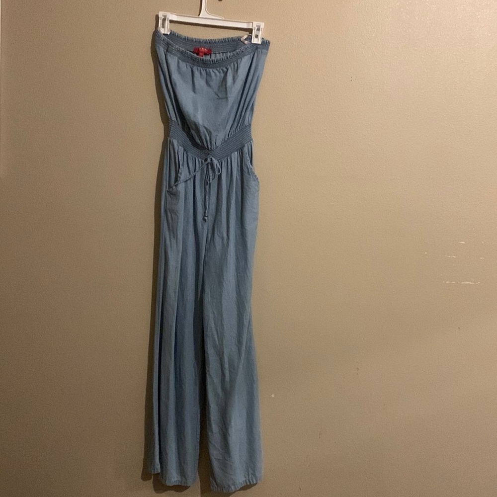 Guess blue Jean jumpsuit